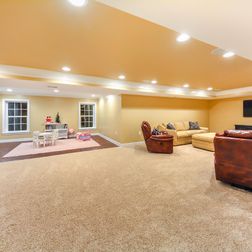 Basement Finish - Kids room, Beige  Carpet