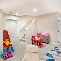 Carpeted Basement Remodel - Laurel, MD, Laurel, MD 