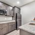 Transitional Dark Basement Wetbar - Lorton, VA, 