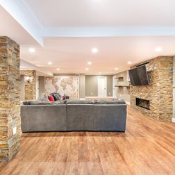 Chic Basement with Movie Theater Room, Family Room and Wet Bar, Warrenton, VA