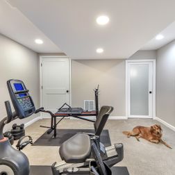 Basement Remodel with a custom shower/jacuzzi tub., Chevy Chase, MD