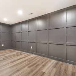 Industrial basement design and remodel, Springfield,VA