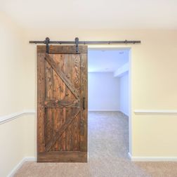 Basement Remodel - Small Barn Door